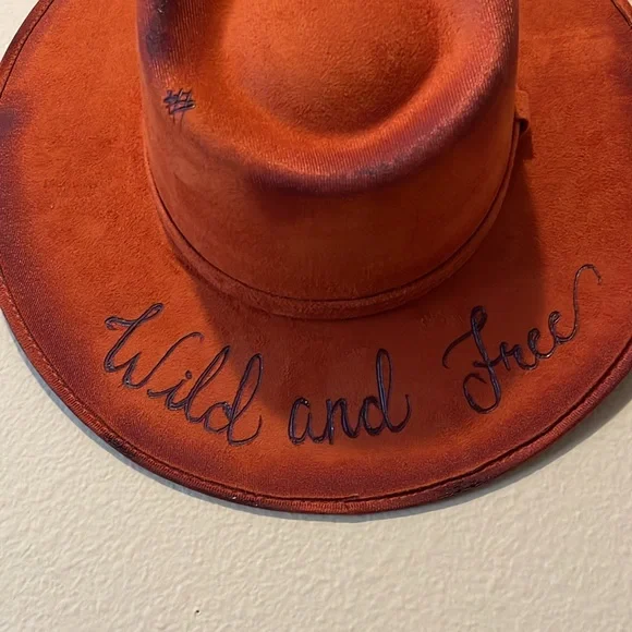 Daugherty Designs NWOT Hand Burned Hat - Picture 6 of 9